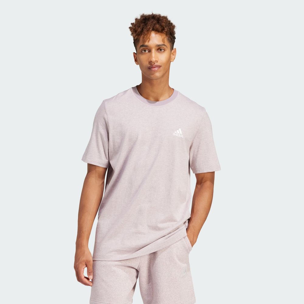 Foto 4 pulgar | Playera Seasonal Essentials Jaspeada Adidas Violeta para Hombre