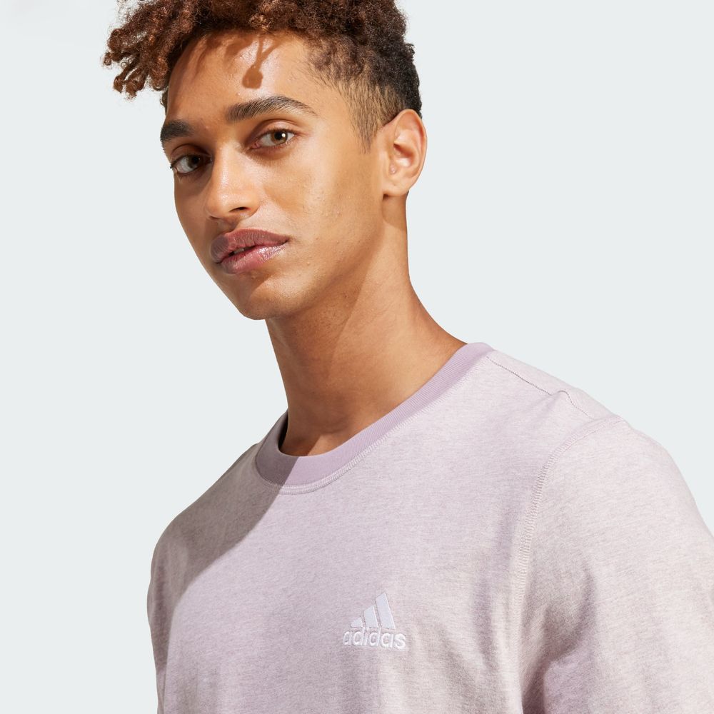 Foto 6 | Playera Seasonal Essentials Jaspeada Adidas Violeta para Hombre
