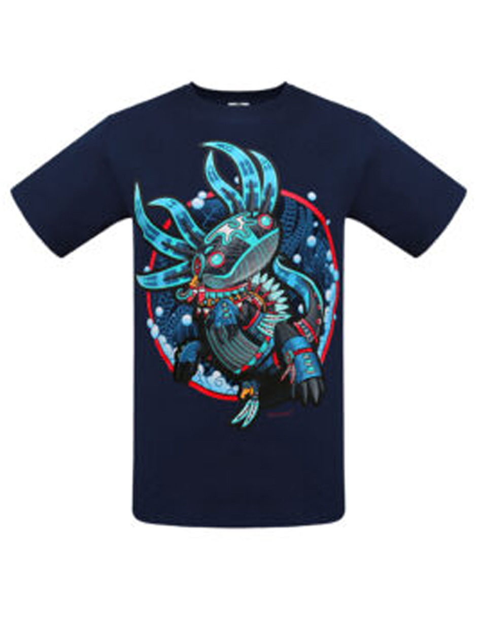 Foto 2 pulgar | Playera Karani Art Axolotl Hombre