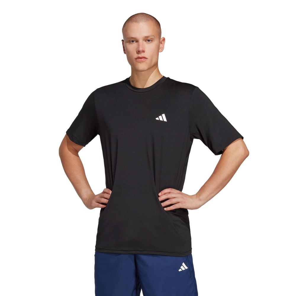 Foto 2 | Playera De Entrenamiento Train Essentials Elástica Adidas Negro Hombre