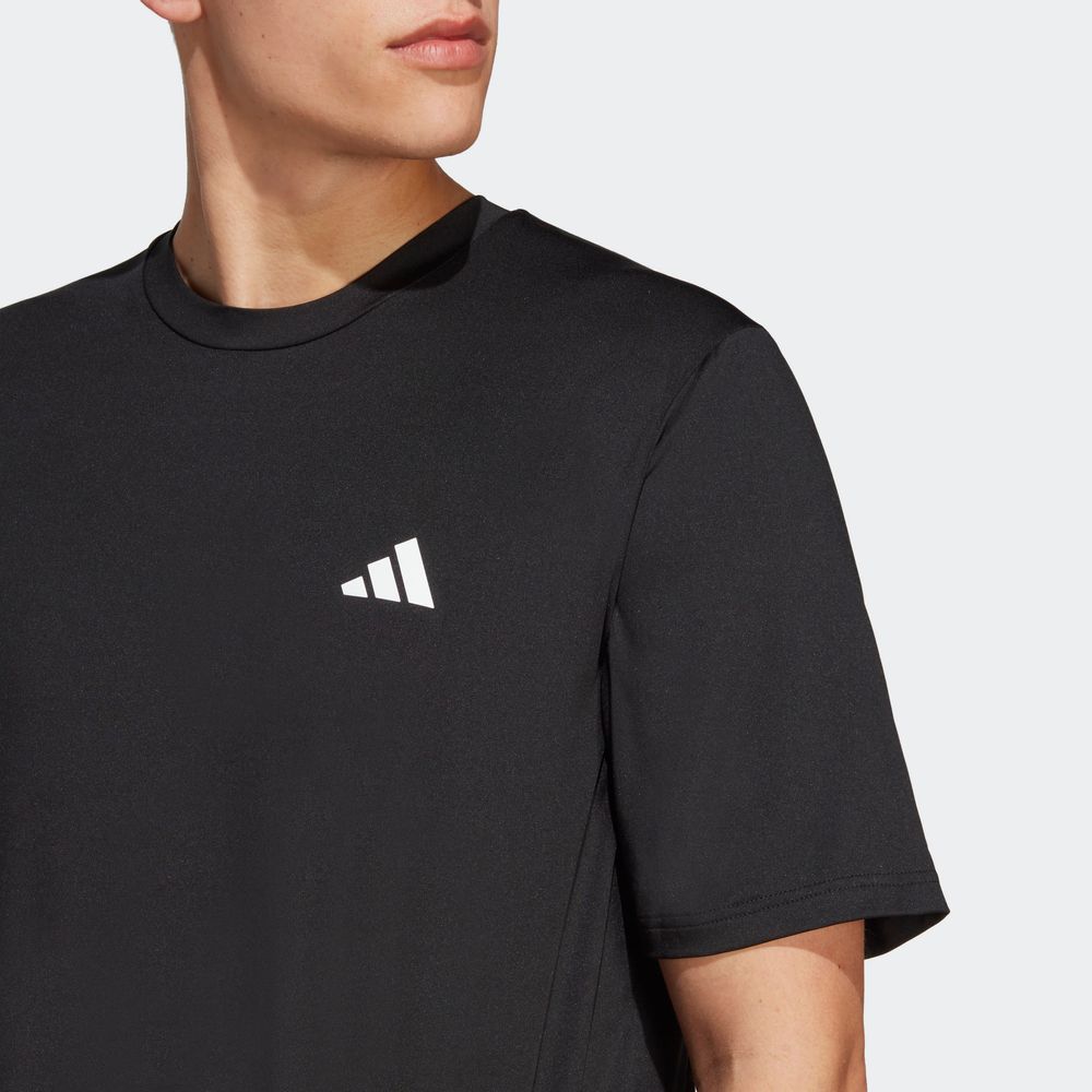 Foto 8 pulgar | Playera De Entrenamiento Train Essentials Elástica Adidas Negro Hombre