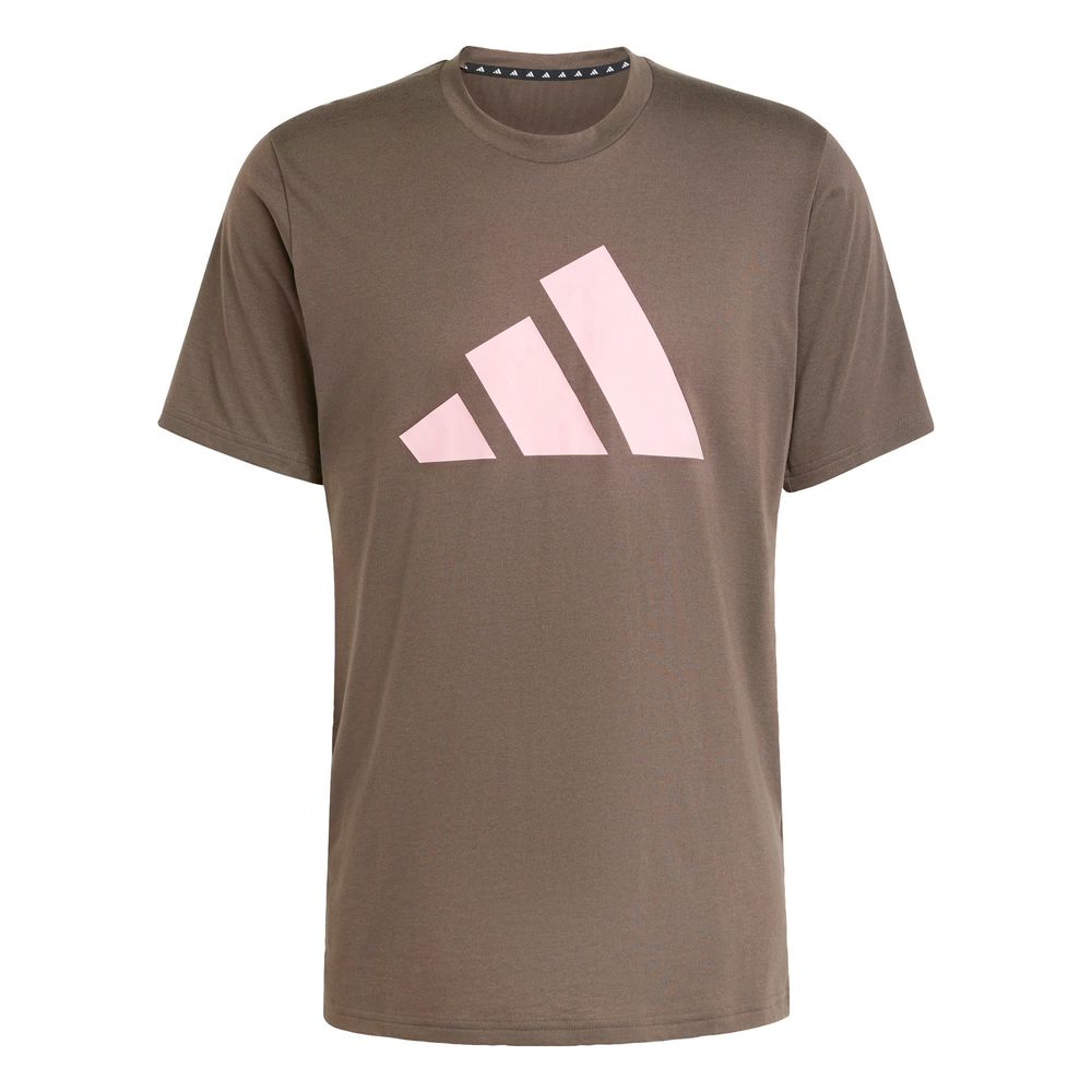 Playera Deportiva Train Essentials Feelready Logo Adidas Verde Hombre