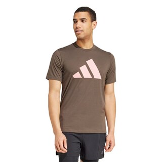 Foto 2 | Playera Deportiva Train Essentials Feelready Logo Adidas Verde Hombre