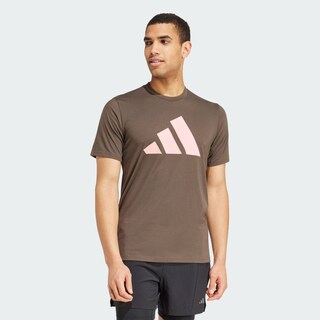 Foto 4 | Playera Deportiva Train Essentials Feelready Logo Adidas Verde Hombre