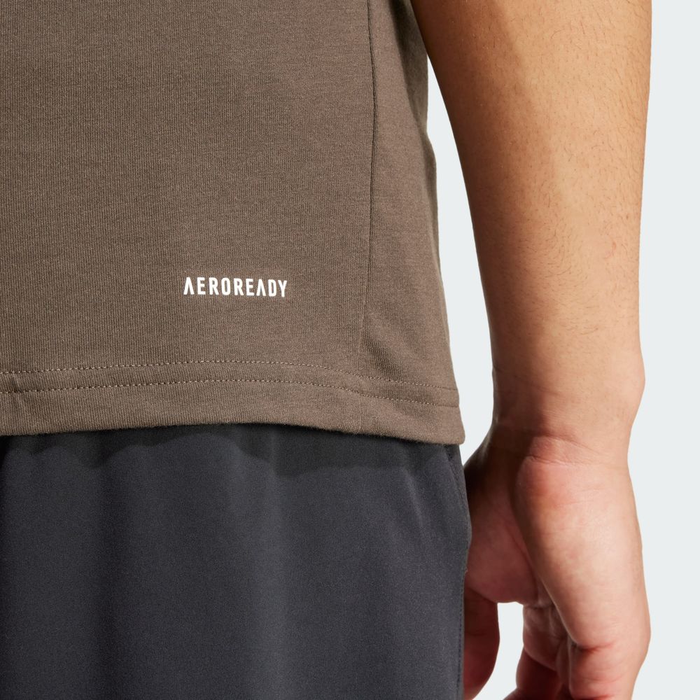 Foto 9 pulgar | Playera Deportiva Train Essentials Feelready Logo Adidas Verde Hombre