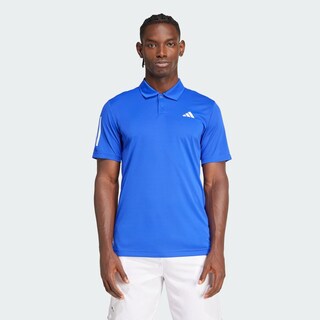 Foto 4 | Playera Polo De Tenis Club 3 Franjas Adidas Azul Hombre