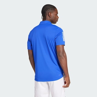Foto 5 | Playera Polo De Tenis Club 3 Franjas Adidas Azul Hombre