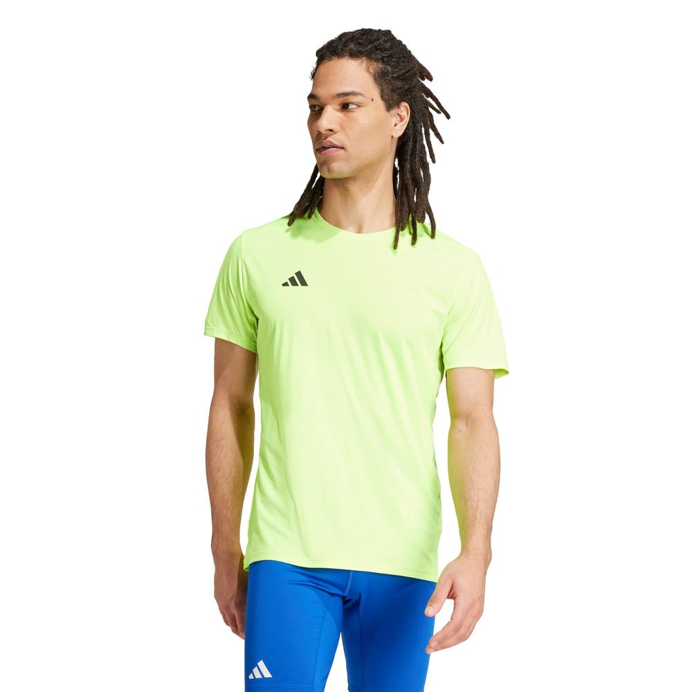 Foto 2 | Playera De Running Adizero Essentials Adidas Verde Hombre