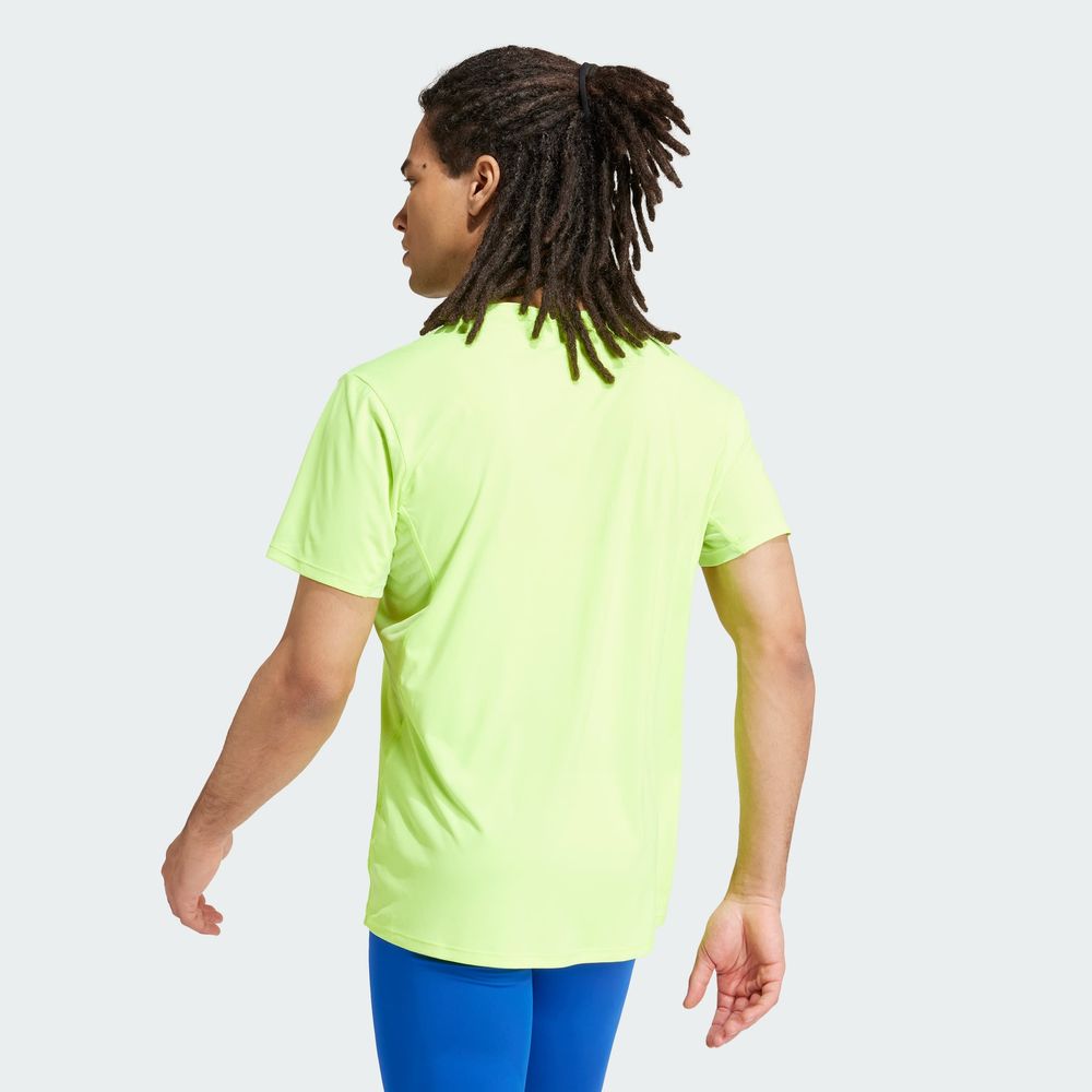 Foto 6 pulgar | Playera De Running Adizero Essentials Adidas Verde Hombre