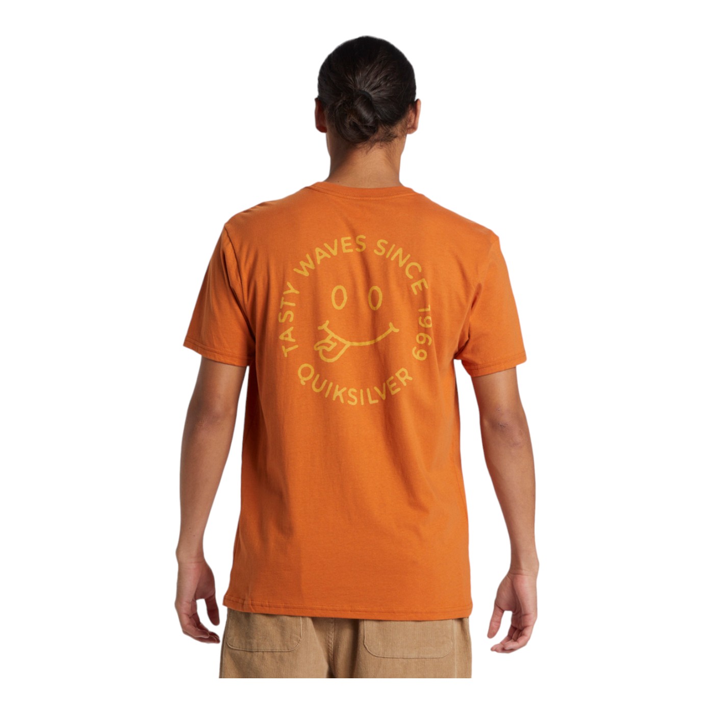 Foto 5 pulgar | Playera Quiksilver Tasty Para Hombre Color Naranja Modelo Aqyzt09460nne0