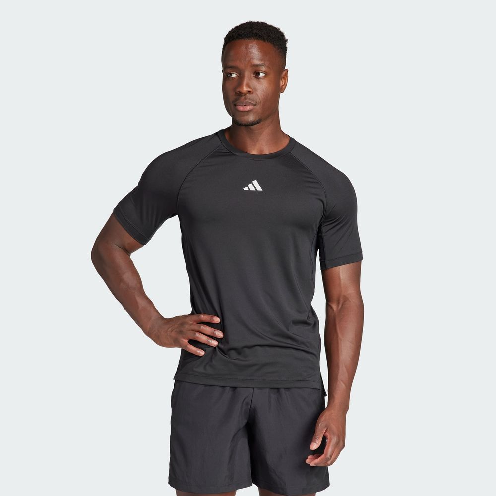 Foto 4 pulgar | Playera De Entrenamiento Gym+ Adidas Negro Hombre