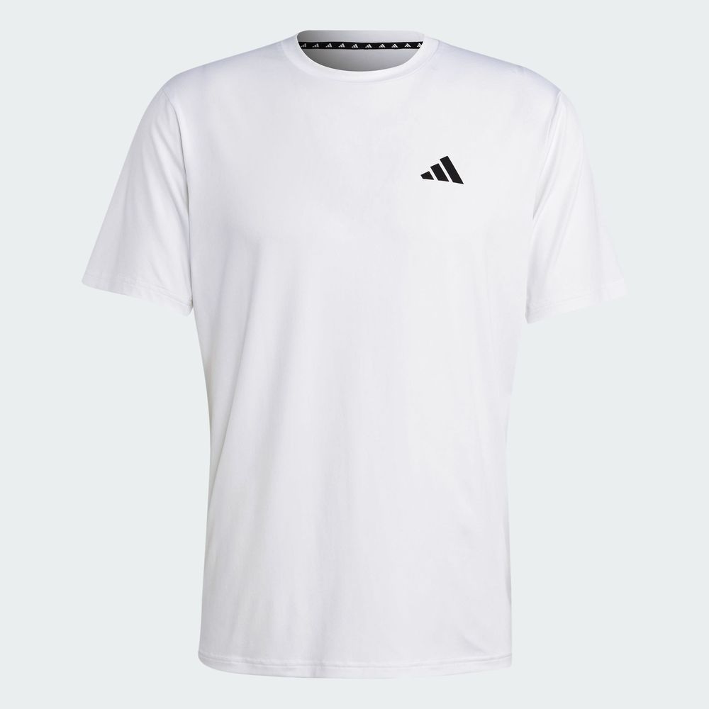 Foto 4 pulgar | Playera De Entrenamiento Train Essentials Elástica Adidas Blanco Hombre