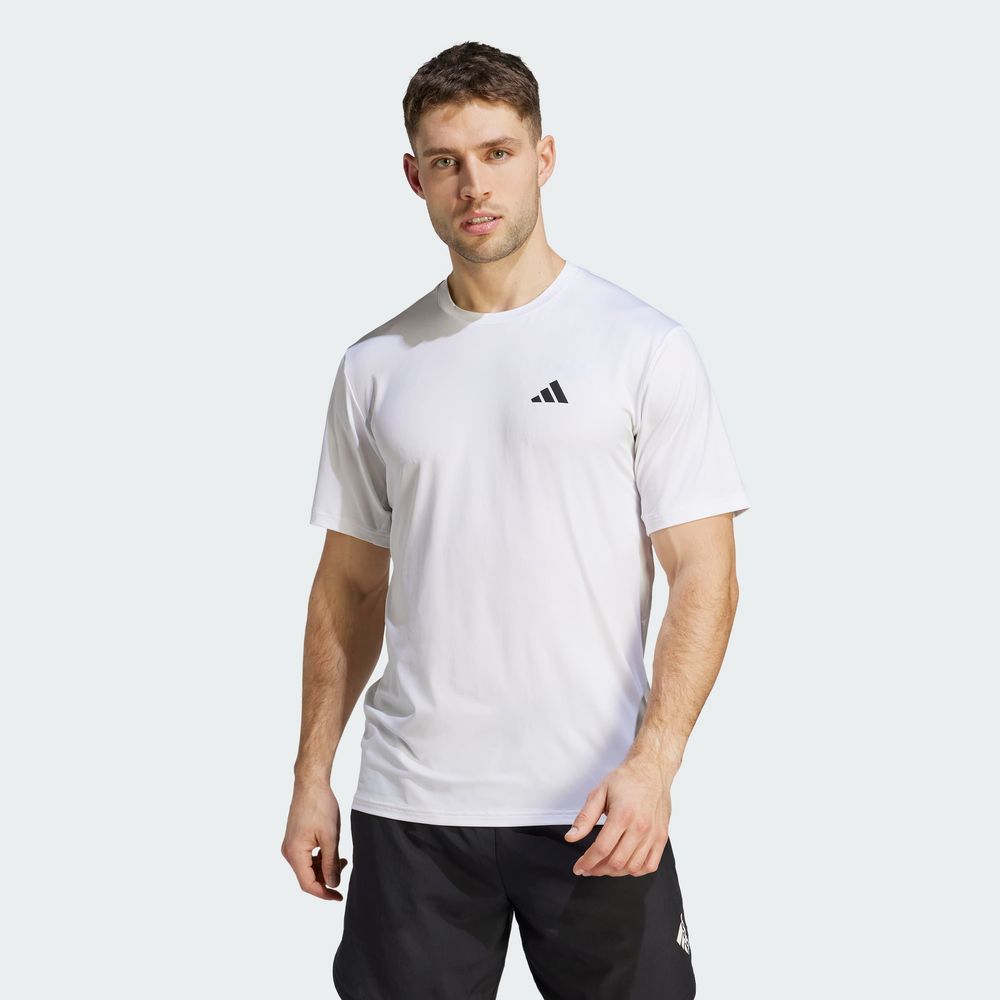 Foto 4 | Playera De Entrenamiento Train Essentials Elástica Adidas Blanco Hombre