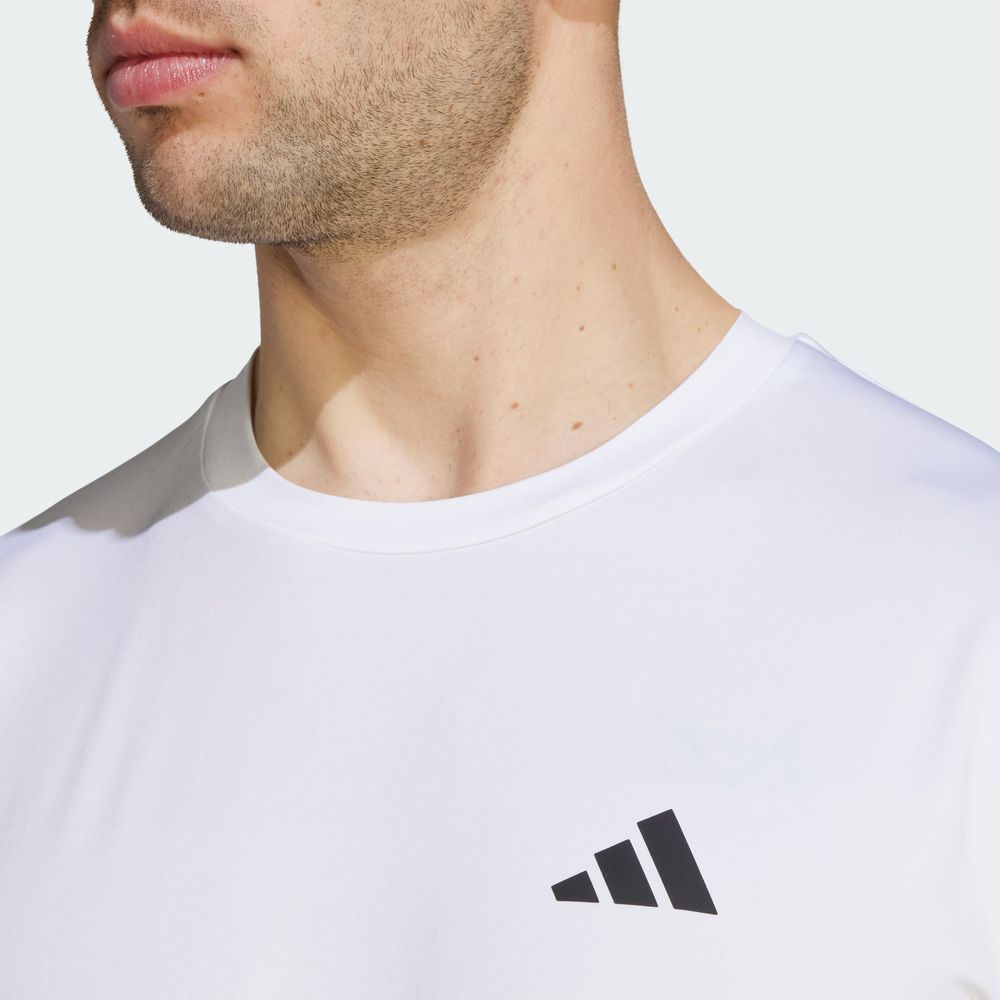 Foto 9 pulgar | Playera De Entrenamiento Train Essentials Elástica Adidas Blanco Hombre