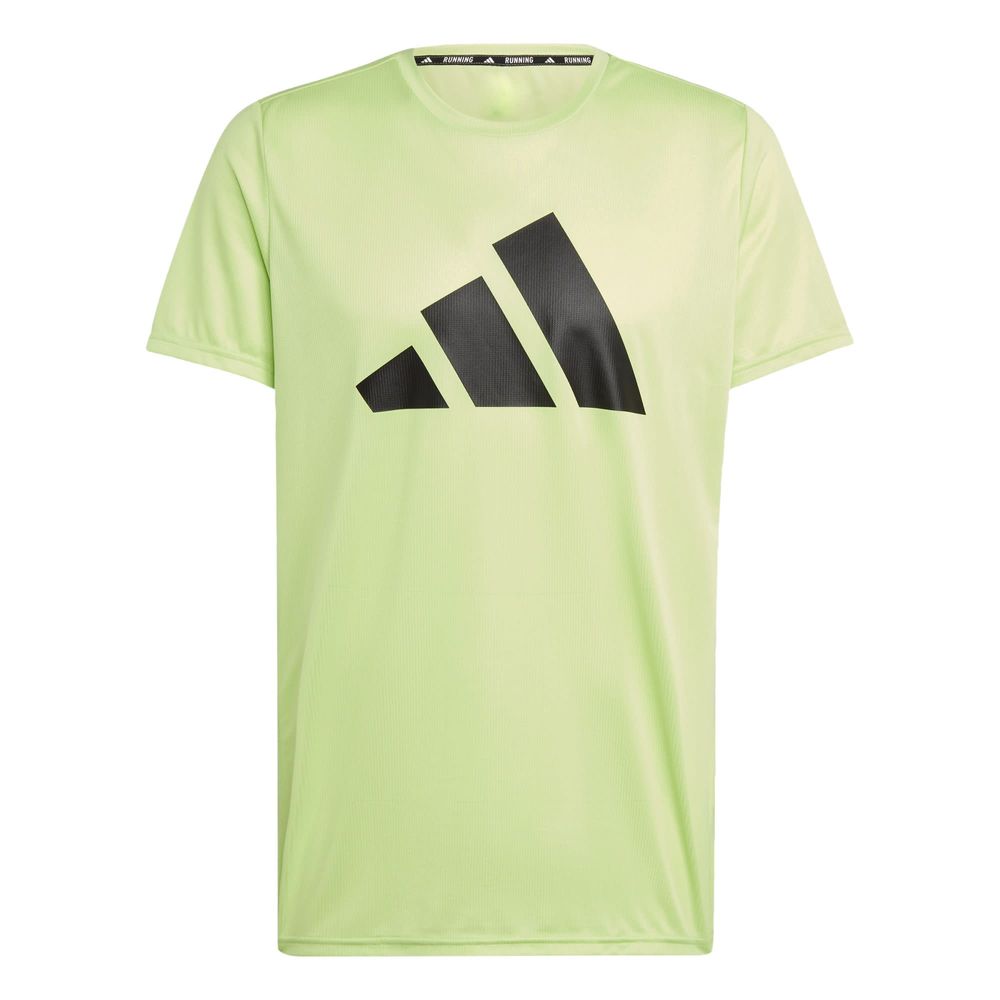 Playera Run It Adidas Verde Hombre $649