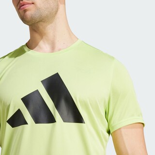 Foto 7 | Playera Run It Adidas Verde Hombre