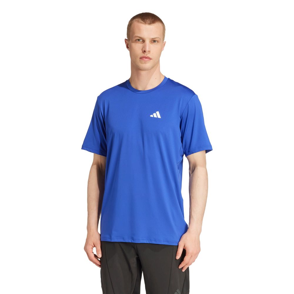 Foto 2 | Playera De Entrenamiento Train Essentials Elástica Adidas Azul Hombre