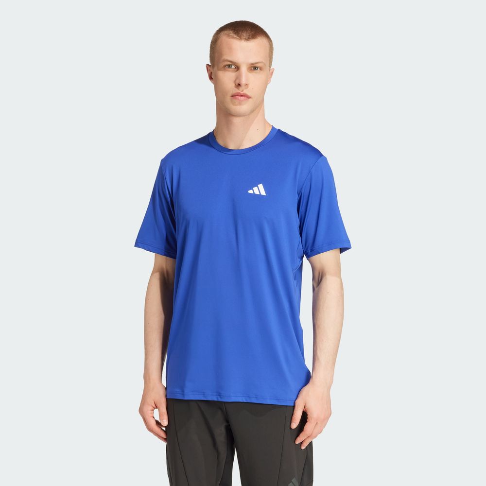 Foto 4 | Playera De Entrenamiento Train Essentials Elástica Adidas Azul Hombre