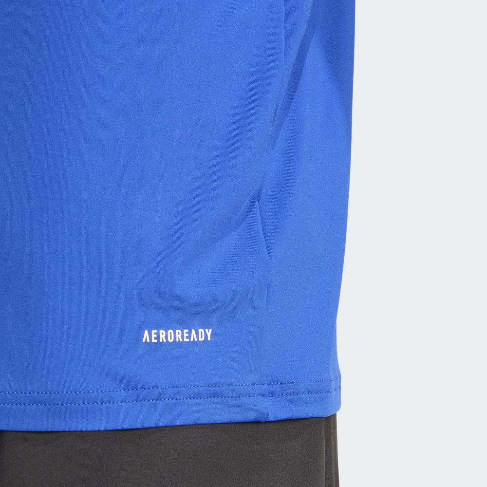 Foto 7 | Playera De Entrenamiento Train Essentials Elástica Adidas Azul Hombre