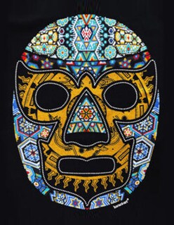 Foto 2 | Playera Karani Art Luchol Hombre