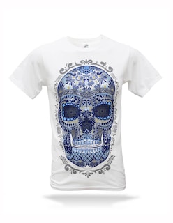 Foto 1 | Playera Karani Art Calavera Talavera Hombre
