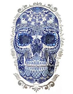 Foto 2 | Playera Karani Art Calavera Talavera Hombre