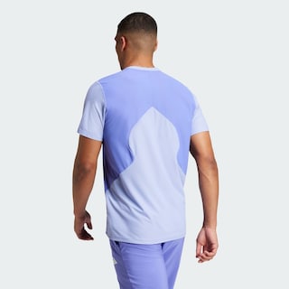 Foto 5 | Playera Adidas Own The Run Colorblock Aeroready Azul para Hombre