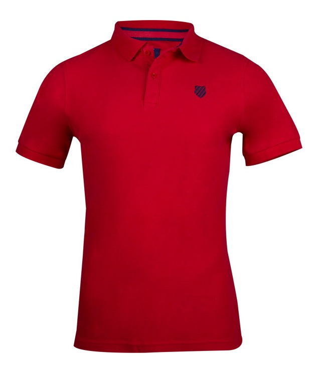 Foto 3 pulgar | Playera K-swiss Zord Gri Color Rojo Hombre