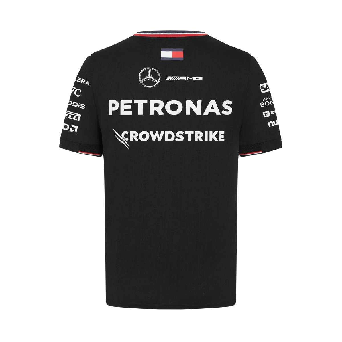 Foto 3 pulgar | Playera Negra Oficial 2024 Mercedes Amg Petronas