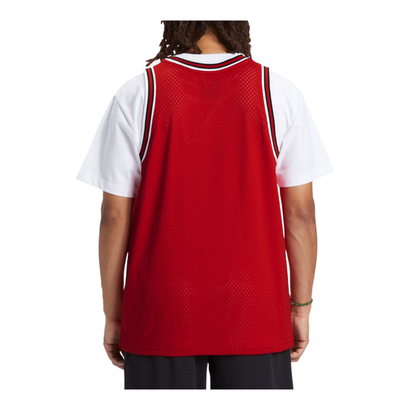 Foto 4 pulgar | Playera DC Shoes Shy Town Jersey Roja para Hombre