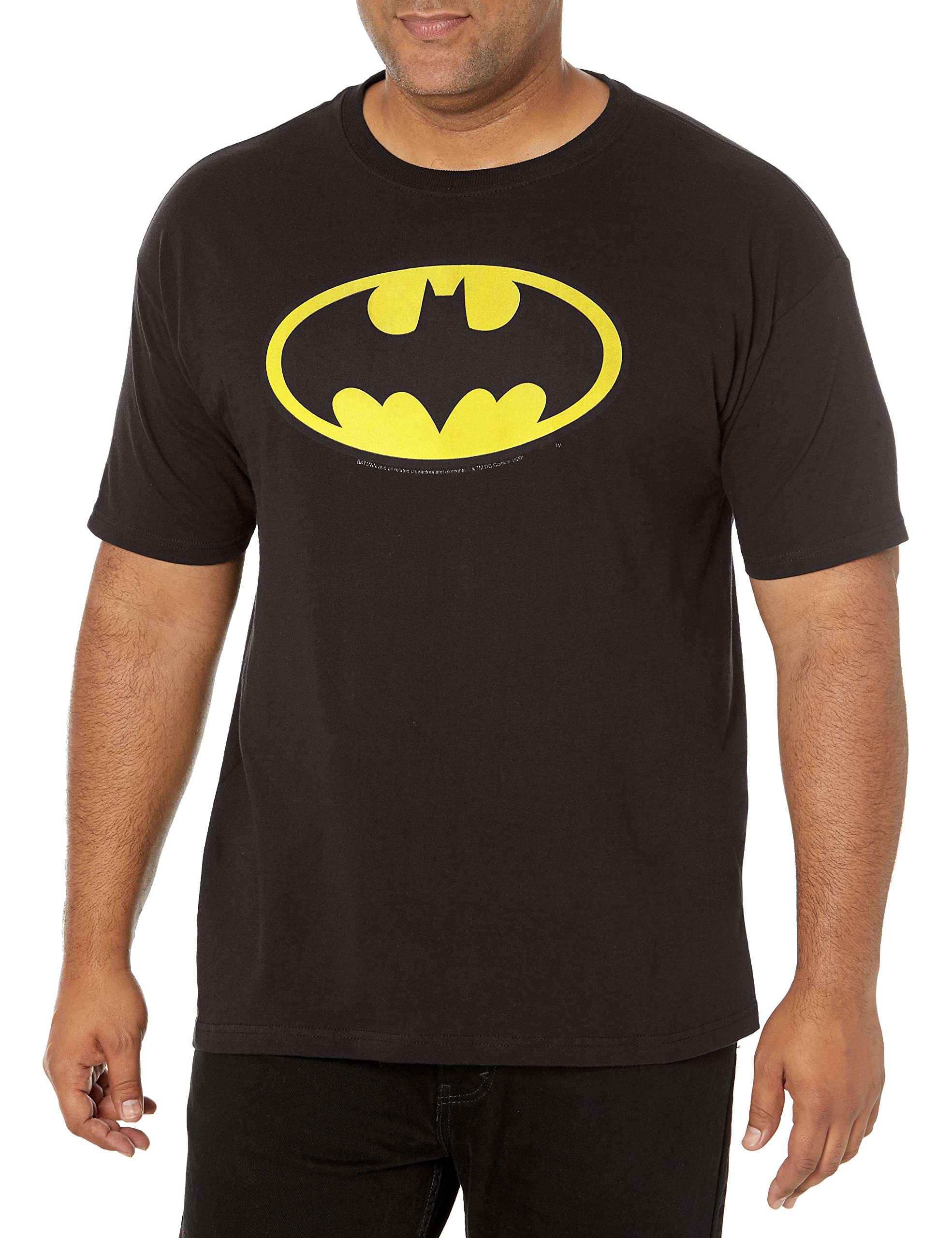 Foto 2 pulgar | Camiseta Dc Comics Batman Basic Logo Para Hombre Negra Talla L - Venta Internacional.