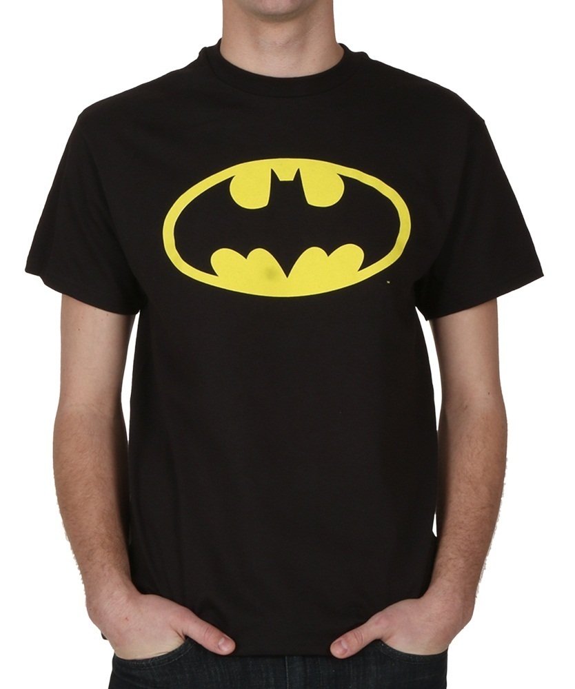 Foto 5 pulgar | Camiseta Dc Comics Batman Basic Logo Para Hombre Negra Talla L - Venta Internacional.