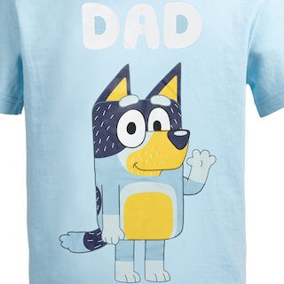 Foto 3 | Camiseta Bluey Bandit Dad Azul Xxl Para Hombre - Venta Internacional.