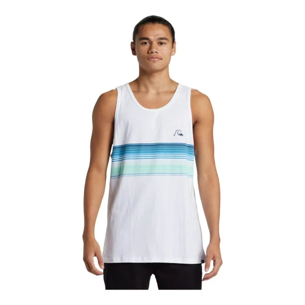 Playera Quiksilver Swell Blanca para Hombre