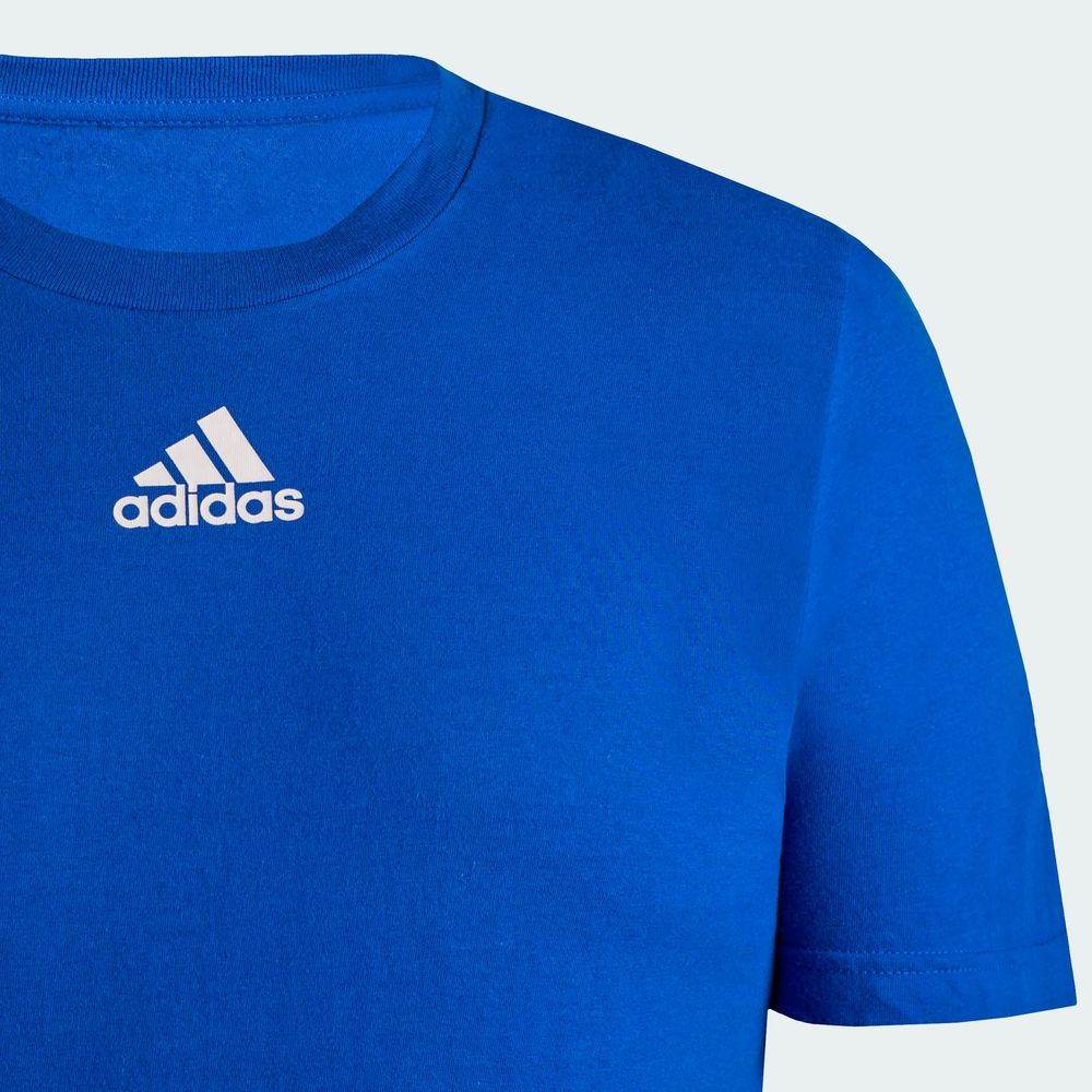 Foto 6 pulgar | M Small Logo T Adidas Azul Hombre