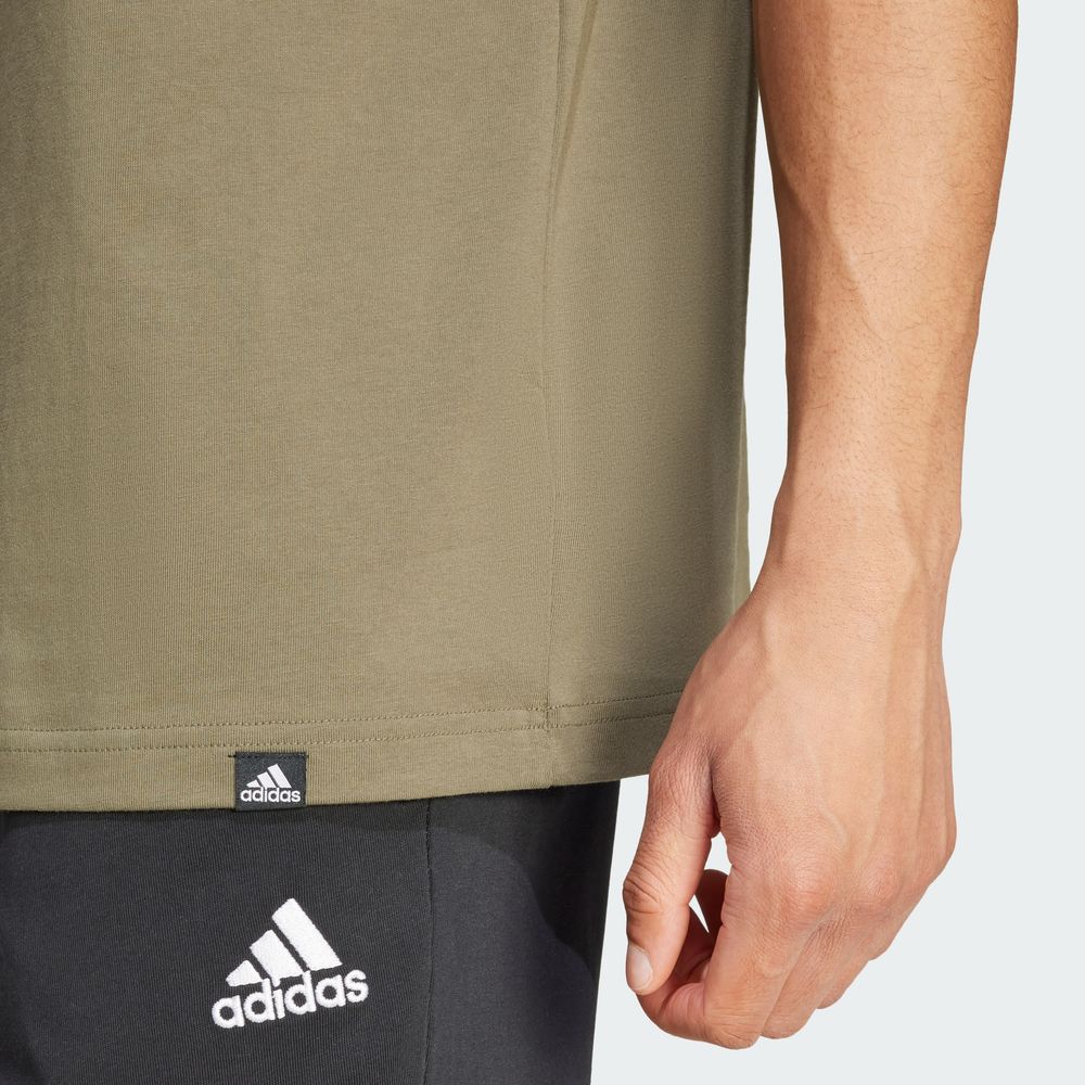 Foto 7 pulgar | Playera Doodle Estampada Adidas Verde Hombre