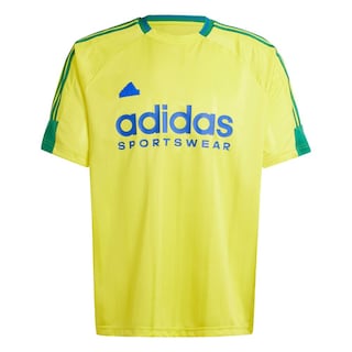 Foto 1 | Playera House Of Tiro Nations Pack Adidas Amarillo Hombre