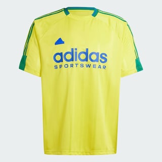 Foto 3 | Playera House Of Tiro Nations Pack Adidas Amarillo Hombre