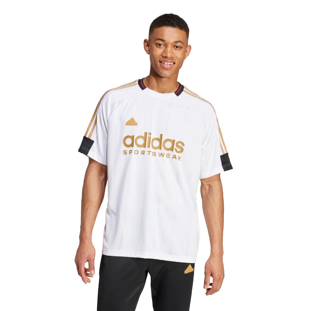 Foto 3 pulgar | Playera House Of Tiro Nations Pack Adidas Blanco Hombre
