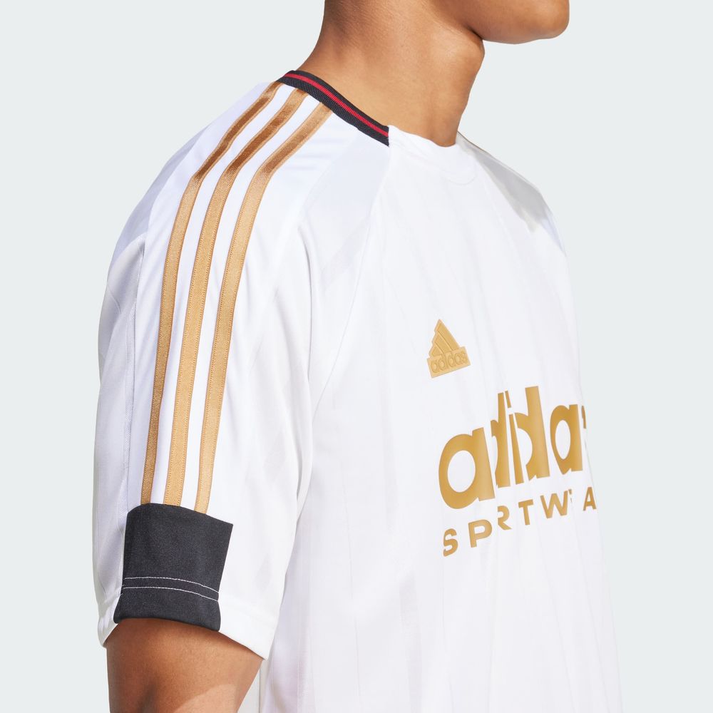 Foto 8 pulgar | Playera House Of Tiro Nations Pack Adidas Blanco Hombre