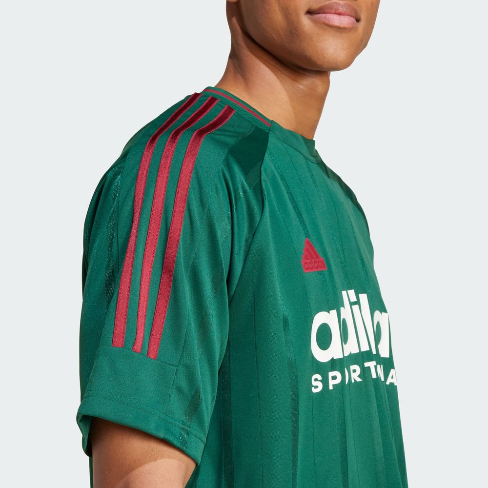 Foto 7 pulgar | Playera House Of Tiro Nations Pack Adidas Verde Hombre
