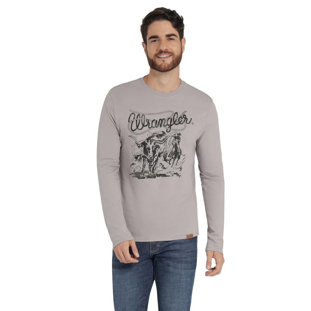 Foto 2 pulgar | Playera Hombre Wrangler Comfort 335 Gris