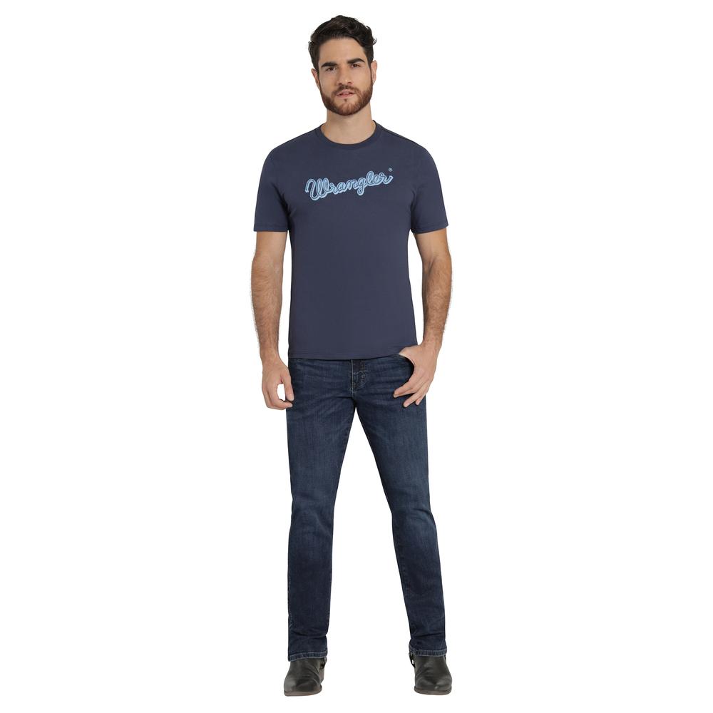 Foto 5 pulgar | Playera Hombre Wrangler Comfort 330 Azul Marino