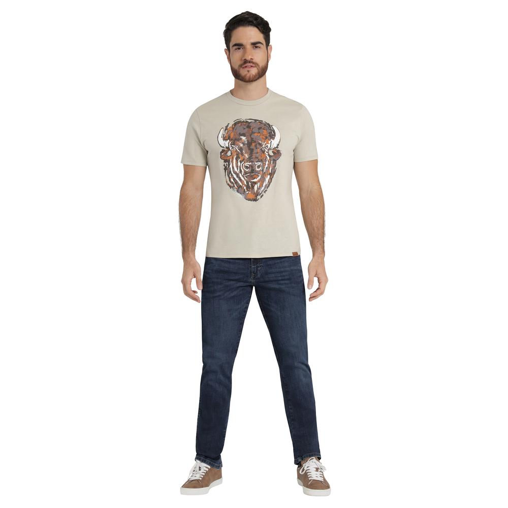 Foto 5 pulgar | Playera Hombre Wrangler Comfort 331 Gris