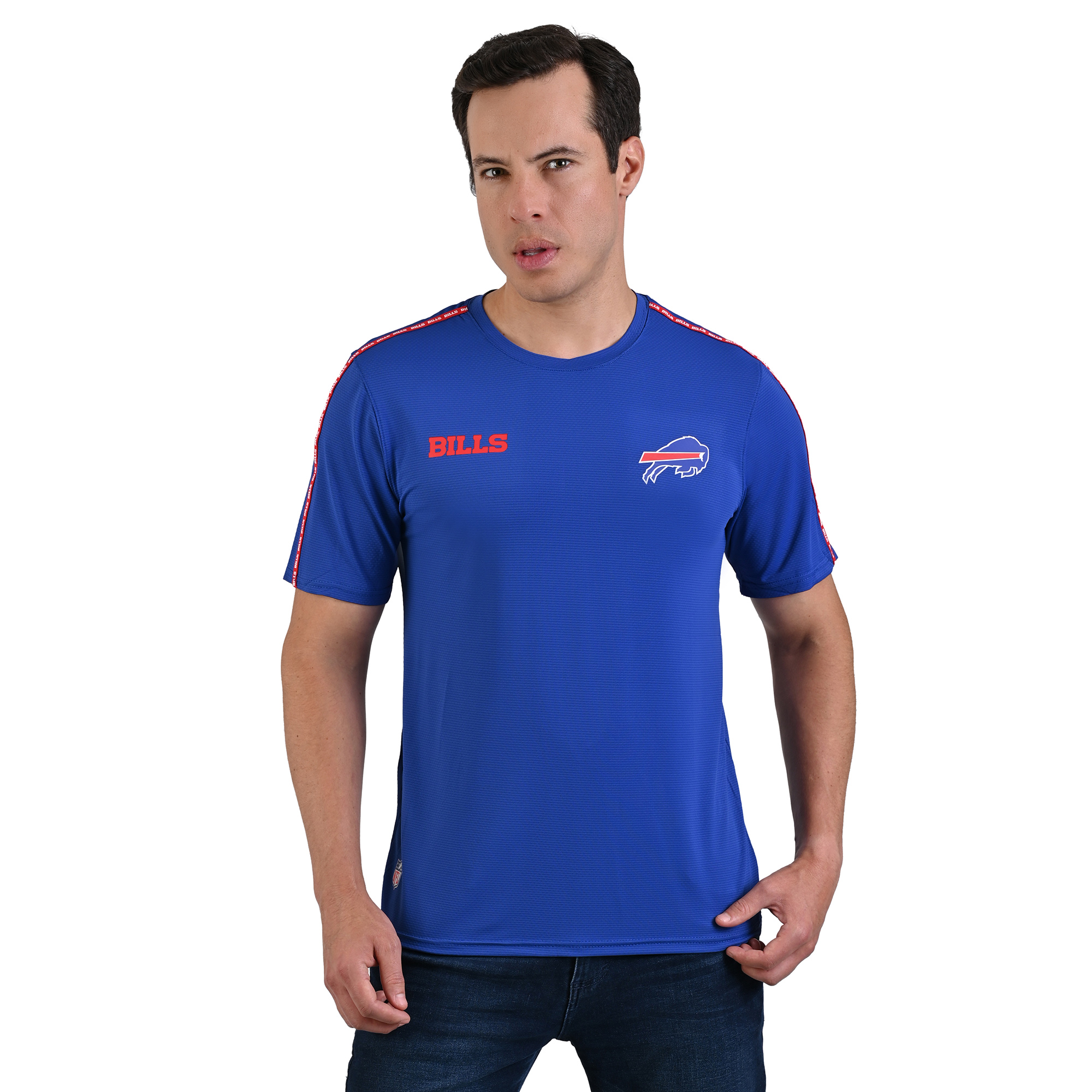 Foto 2 pulgar | Playera Training Nfl Para Caballero Buffalo Bills 100% Original.