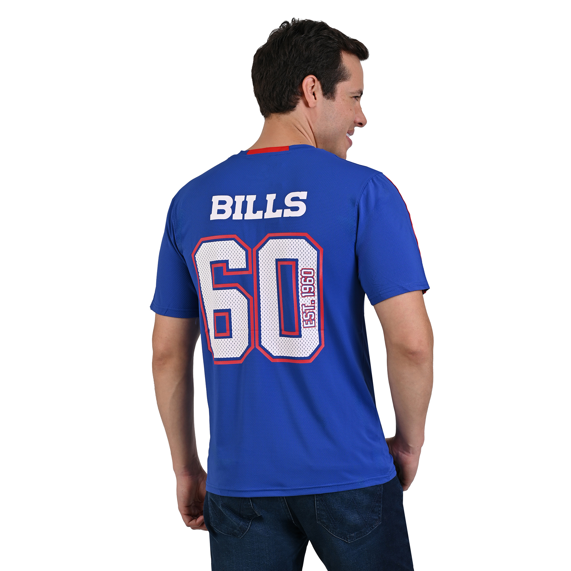 Foto 6 pulgar | Playera Training Nfl Para Caballero Buffalo Bills 100% Original.