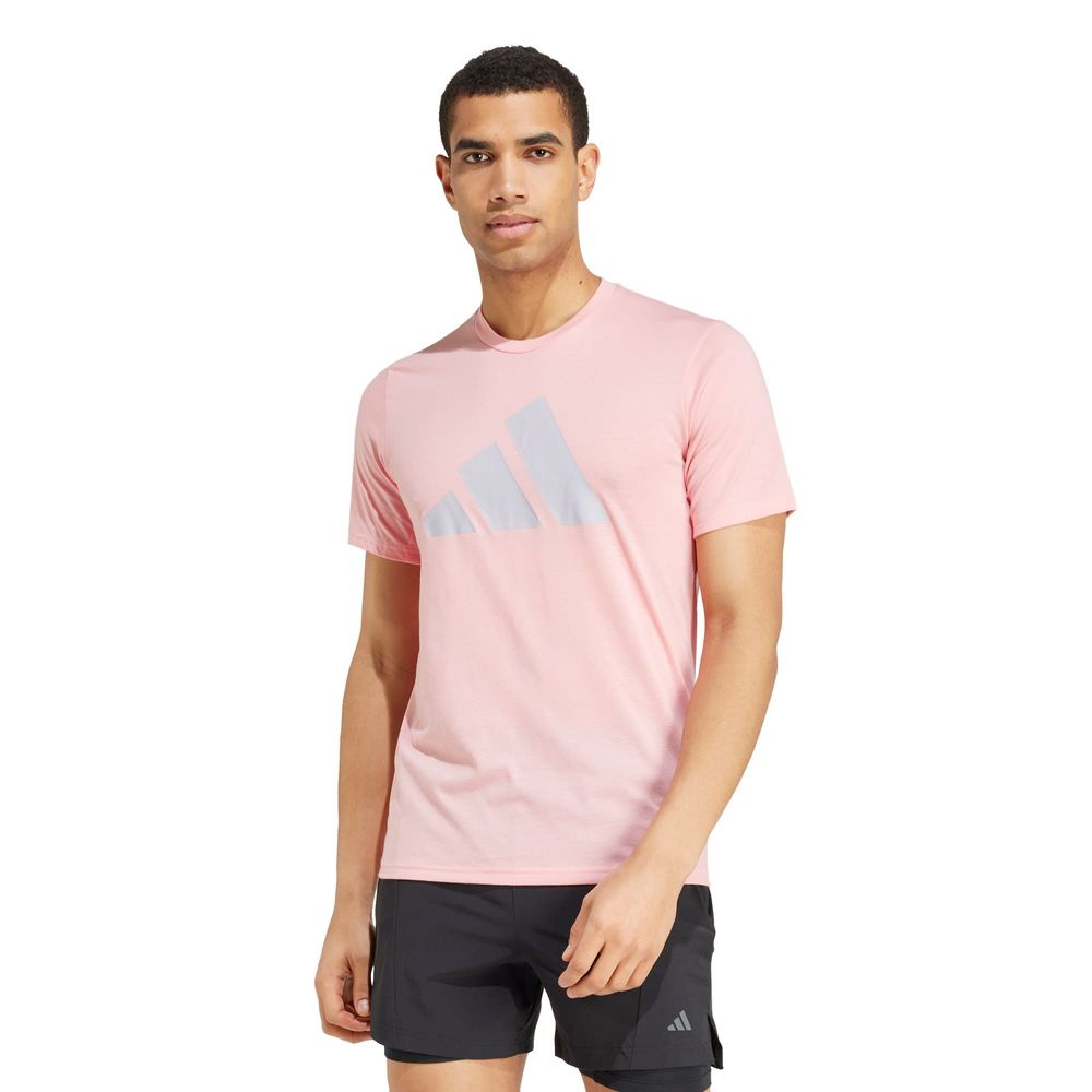 Foto 3 pulgar | Playera Deportiva Train Essentials Feelready Logo Adidas Rosa Hombre