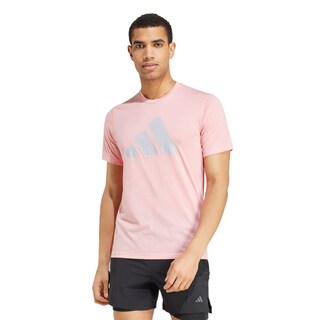 Foto 2 | Playera Deportiva Train Essentials Feelready Logo Adidas Rosa Hombre