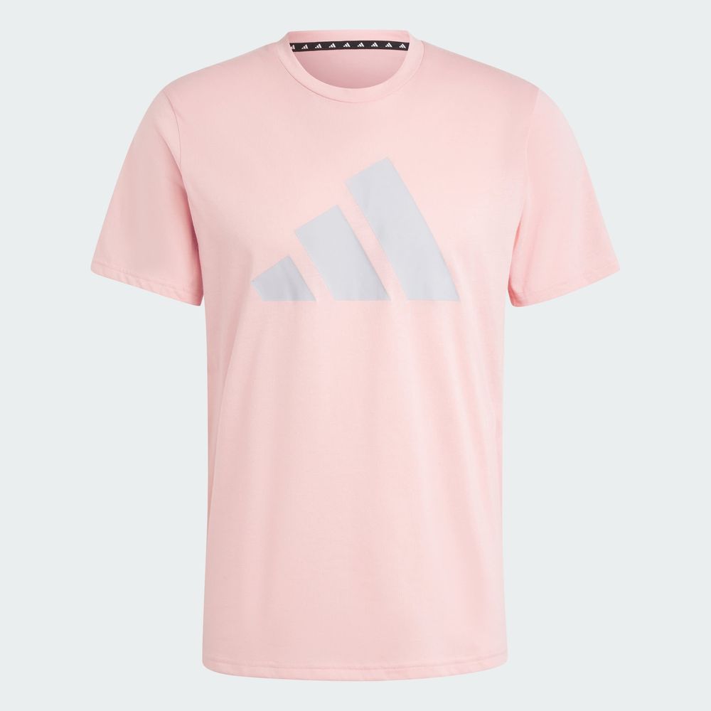 Foto 4 pulgar | Playera Deportiva Train Essentials Feelready Logo Adidas Rosa Hombre