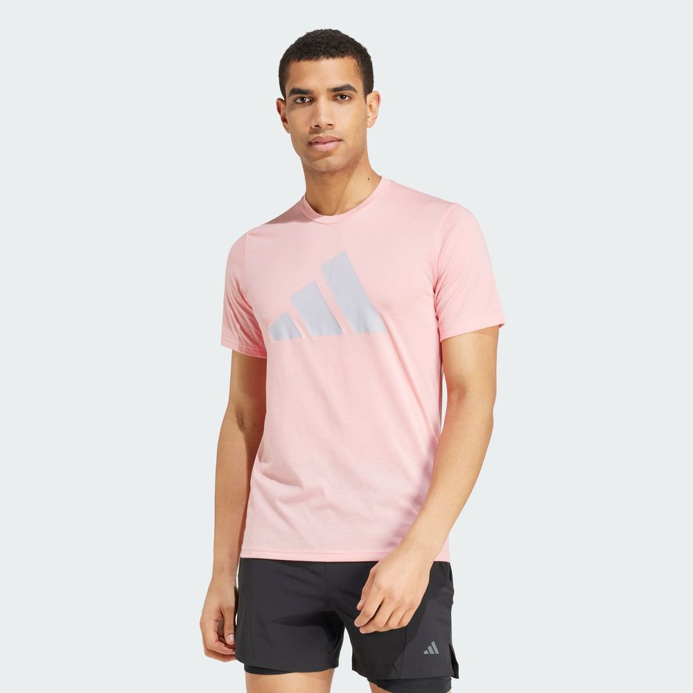 Foto 5 pulgar | Playera Deportiva Train Essentials Feelready Logo Adidas Rosa Hombre